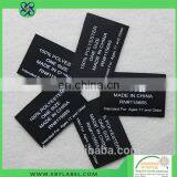Care Instruction Label Silk Screen Printing Clothing Labels