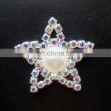 2013 Fashion Rhinestone Pearl Star Button Invitation Card Button