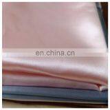 100% Polyester 50D*75D Colorful Customized Wholesale Luxury Shiny Satin Fabric for Wedding/Dress thumbnail-1