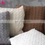 Wholesale China Supplier Multi Function 100 Cotton/Acrylic Decorative Twisted Cable Knit Pillow/Cushion Cover in Solid Color thumbnail-4