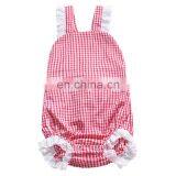 2019 New Baby Bodysuit Baby Climbing Suit Baby Plaid Lace Bodysuits Girl Backless Bodysuit Onesie thumbnail-3