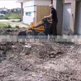 chicken farm manure bucket scraper, mini loader sweeper