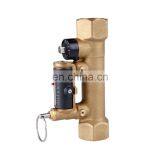 Brass Balancing Valve With Flow Meter