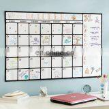 Magnetic Whiteboard Calendar Glass, Dry Erase Glass White Board Planner thumbnail-2