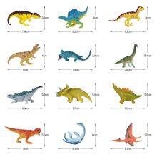 New Design Small Dinosaur Set Plastic Animal Toys Collection TPR Dinosaur Set Juguet For Kids Education Dinosaur Set thumbnail-4