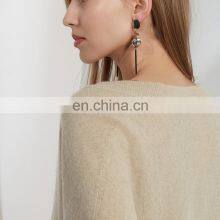 Women's Cashmere Wool Solid Color Cardigan With Buttons thumbnail-4