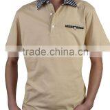 Polo Cream Shirt 100% Cotton High Quality Fashion TShirt Sleeve Polo Shirt thumbnail-1