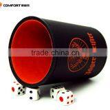 Elegent Small Mini Portable Leather Dice Shaker thumbnail-2