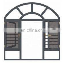Aluminum Top Half Moon Arched Aluminum Windows and Doors thumbnail-3