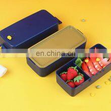 Japanese Smart Custom Wholesale Eco Friendly Wheat Straw Plastic Bento Kids Lunch Box thumbnail-2