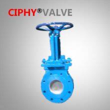 Cast Steel Rising Stem Knife Gate Valve ANSI Class150 thumbnail-1