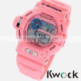 2016 popular design top quality gift gor lover plastic waterproof watches