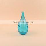 Colorful Stripe Glass Flower Vase thumbnail-2