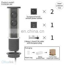 Water Proof Vertical French Tower Hidden Socket For Desktop thumbnail-3