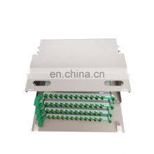 FTTH 1U 2U 4U 19'' 24 48 Ports Metal Fiber Optic Terminal Box Enclosure ODF