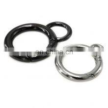 Zinc Alloy O Ring Round Carabiner With Logo Metal Carabiner Key Chain Round Snap Hooks O Ring Carabiner thumbnail-4