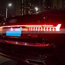 Upgrade to Full LED Through Strip Taillamp Taillight With Dynamic for AUDI A6 C8 Tail Lamp Tail Light 2019-2021 thumbnail-3