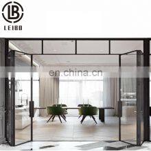 Manufacture Aluminum Balcony Patio Foldable Glass Folding Door
