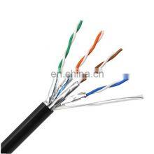 U-FTP 23AWG/24AWG/26AWG Internet Cables Customization Length CAT 6A Lan Cables