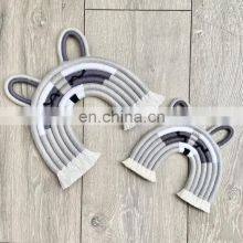 Hot Sale Macrame Animal Character, Raccoon Nursery Decor Boho Nursery Baby Room Wall Decoration Vietnam Supplier thumbnail-2