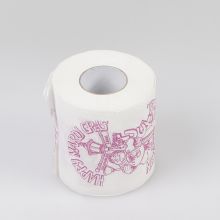 wholesale Tissue 2 ply soft virgin pulp  printed decorative toilet paper