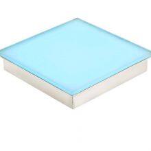 Customizable Arc-shaped, Irregular Triangular and Circular Luminous Floor Tiles for Squares, 1m * 100, Marble Led Floor Tile Lights for the Ground thumbnail-3