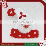 Plastic Clear Christmas Ball In Santa Hat Design Christmas Tree Hanging Ornaments Dropshipping Xmas Decoration thumbnail-1