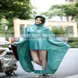 Eco-friendly Oxford Fabric Long Pvc Raincoat for Motorcycle Riders thumbnail-4