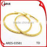 Costume Gold Stainless Steel Jewelry Sixy Lady Big Hoop Fashion Earring thumbnail-1