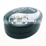 Promotional new metal oval tea tin can,superior tin cans for tea canning