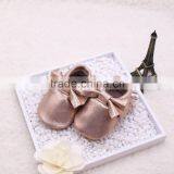 2015 Soft Leather Baby Shoes Soft Moccasins MOQ 8 Pairs/mixed 4 Sizes thumbnail-3