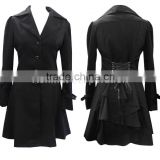 LADIES COTTON COAT GOTHIC STYLE STEAMPUNK WITH BUTTONS