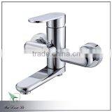Polished Chrome Good Quality Wall Mounted Hidden Bathtub Faucet With Diverter thumbnail-1