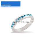 Fashion Aquamarine Wedding Big Ring Designs