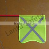Reflective Safety Flag Made Of 100% polyesterMesh Fabric