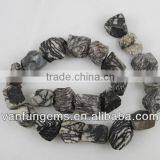 China Factory Direct Wholesale 25mm Network Stone Rough Coins Semi Precious Natural Network Stone thumbnail-4