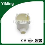 YiMing shallow insulative pvc junction box with one hole