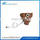 Cute Cartoon Poops Emoji Power Bank 2600mah Battery Portable Phone Battery Charger For All Mobile Phone Quality Choice thumbnail-5