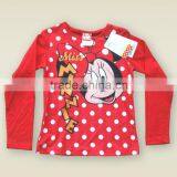 Cotton Roll-neck Long Sleeve Girl T-short Sublimation Print OEM/ODM Top Brand thumbnail-4