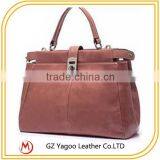 2016 Plain Matt Leather European Style Ladies Fashion Handbags Hand Bags thumbnail-1