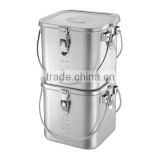 Japanese stackable food container for restaurant tools and equipment