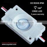 High Bright Led Sign Module 1.5w 3 Leds With Lens