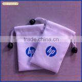 Feb. New Promotional Red Customized Suede Ring Pouch/bag With Logo Printed thumbnail-5