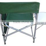 Aluminum Folding Director Chair With Side Table and Pocket thumbnail-3