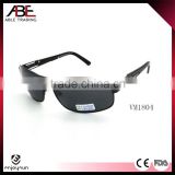 men classic uv400 black lens polarized fashion style glasses metal sunglasses promotional eyewear wholesale