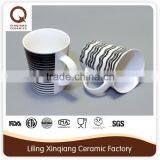 12oz Coffee Ceramic Travel Mugs With Silicone Lid and Sleeve for Heat Protection thumbnail-3