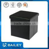 Indoor Furniture Kids Black Foldable Storage Desk Chair Ottoman Quality Choice