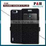 China Wholesale PU Leather Case Flip Phone Case With Window View for Huawei Honor 6 thumbnail-4