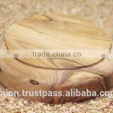 Olive Wood Carved Plate thumbnail-1