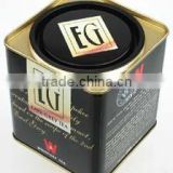 decorative tea tin box for packaging